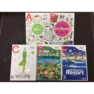 日本帶回 Wii 第一次接觸 Party 派對 動物之森 Fit 度假勝地 二手 遊戲 體感遊戲 日版 正版 渡假勝地