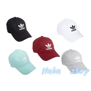 【Haha shop】Adidas Originals Trefoil Cap 三葉草 刺繡 老帽 可調式