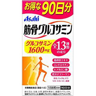 有發票 【ASAHI 朝日】日本原裝正品 Asahi 朝日 軟骨素+葡萄糖胺+鈣