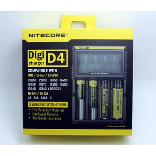 〈GO Life〉Nitecore D4 D2 I2 I4 液晶微電腦智能辨識 充電器 3號4號 18650 鋰電池