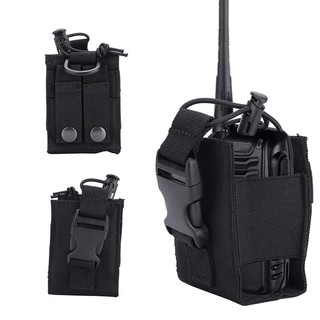 戶外戰術小對講機包MOLLE對講保護機套手雷包手台包腰掛包可調節小包 (1)
