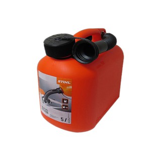 【欣瑋】STIHL 5公升 德國原裝 密封式 防爆汽油桶 儲油桶 2T混合桶 大容量 橘、白二色