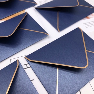 現貨✅ 西式 珠光藍 歐式信封 邀請卡 喜帖 明信片信封 氣質優雅藍