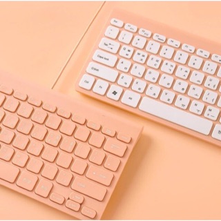💕韓國🇰🇷現貨🏆 夢幻 流行 蜜桃色 🍑 紫色 鍵盤 無限滑鼠 3C用品 韓文 水晶筆 筆袋
