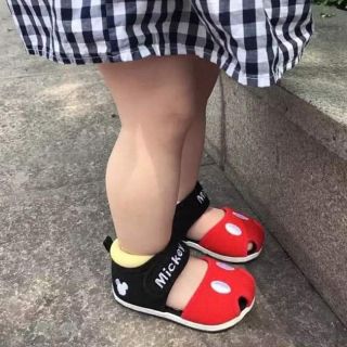 《現貨》外貿日本迪士尼米奇米妮經典款涼鞋學步鞋