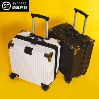 迷你行李箱18寸輕便小型登機拉桿箱包20女密碼旅行箱子小號男復古