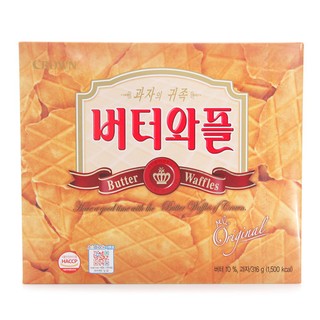 [CROWN] 奶油華夫餅 (316g)(韓國直送)