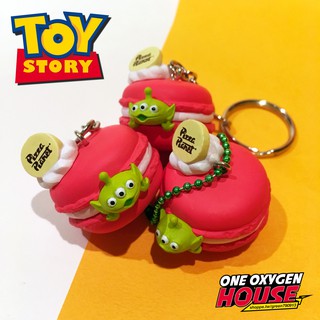 日本 Disney Toy Story 玩具總動員 三眼怪 點心 馬卡龍 鑰匙圈 吊飾 珠鏈 扭蛋 玩具 公仔 餅乾