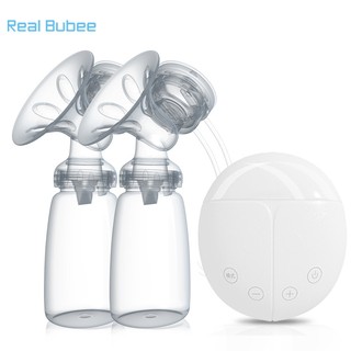 RBX-8023S-2-保固-英國皇家Real Bubee孕產婦雙邊電動吸奶器吸乳擠奶器吸力大自動 按摩產後拔奶催乳器