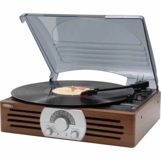 微音樂💃 代購 Jensen 3-Speed Turntable (AM/FM Receiver) 黑膠唱盤附收音機