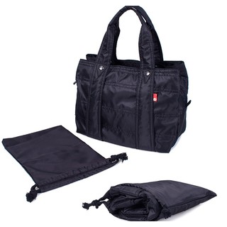 輕巧大容量尼龍空氣包 媽媽包 包包 (黑色、寶籃色)(尺寸:S,M)