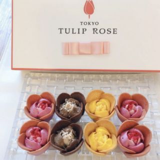 日本代購代買~❤爆發少女心超人氣商品TOKYO TULIP ROSE 東京鬱金香玫瑰造型餅乾🌷