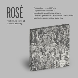 微音樂💃 黑膠唱片現貨/當天寄出 彩英 ROSE (BLACKPINK)- FIRST SINGLE R 首張單曲 LP