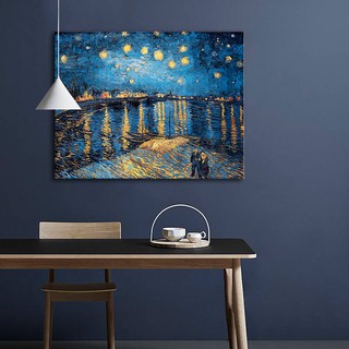 DIY油畫 解壓油畫 梵高星空壁畫掛畫裝飾畫沙發背景墻客廳無框畫抽象畫世界名畫油畫