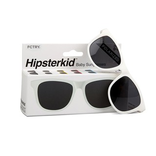《美貨小房》 美國FCTRY Hipsterkid 抗UVA/UVB 嬰幼童偏光太陽眼鏡 白框