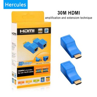 網路HDMI延長器 RJ45轉HDMI網絡視頻信號放大傳輸器 音視頻同步 4K視訊 30米 轉接頭 CAT6 CAT5