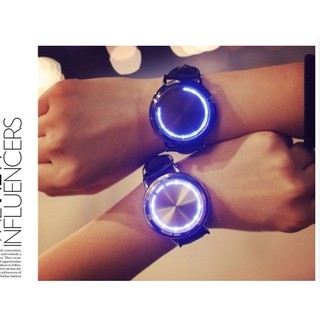 韓版LED觸碰錶 發光情侶對錶 閃光手錶 生命樹 藍星空 生日禮物 手錶【H94】
