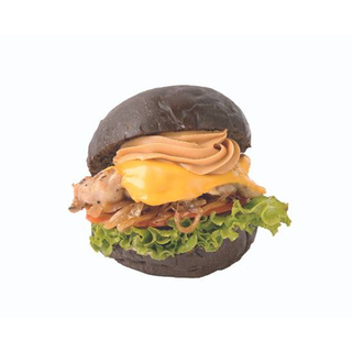 滑板雞腿漢堡 | 黑膠漢堡SKRABUR
