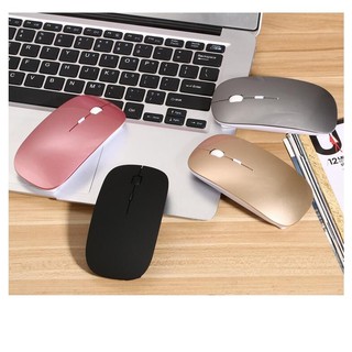 台灣公司貨 2.4GHz 無線滑鼠 桌上型電腦與筆電都可用 超薄靜音滑鼠 可充電 充電一次可用1-2個月 辦公專業滑鼠