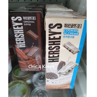 🇰🇷韓國姐姐代購@⭐️新包裝⭐️韓國Hershey's 純巧克力 巧克力餅乾飲品 (1)