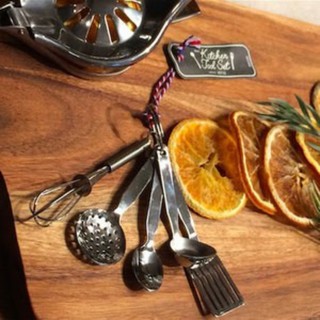 日本 迷你不鏽鋼廚具鑰匙圈組 不鏽鋼 mini kitchen tool set !! 迷你廚具鑰匙圈 不鏽鋼材質