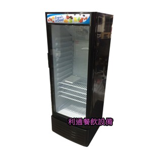 《利通餐飲設備》1門玻璃冰箱(黑色) 150L 單門冰箱 一門冰箱 冷藏冰箱 冷藏櫃 1門冰箱