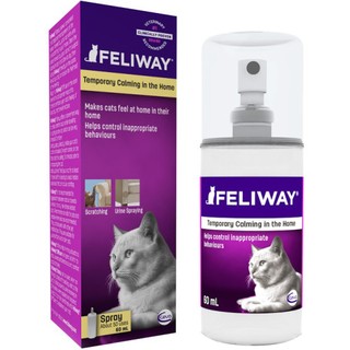 法國 FELIWAY 貓費洛蒙《噴劑 60ml》安撫貓咪情緒、阻止噴尿、亂抓改善行為問題 新款