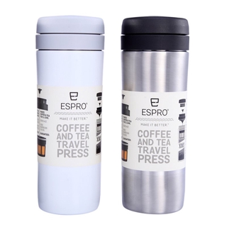 0LhB Espro不銹鋼旅行保溫法壓壺隨行杯便攜北歐風格咖啡壺茶杯茶濾杯