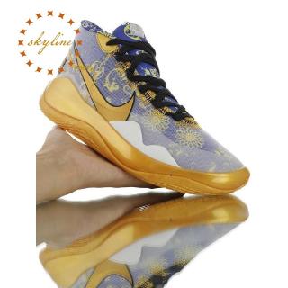 Nike Zoom KD 12 EP 藍 金 時尚 休閑運動 籃球鞋 AR4230-400 男鞋