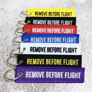 【W.Y】飛行飄帶 Remove before flight MA-1飛行外套 側標 緞帶 吊飾 鑰匙圈 掛飾 飄帶
