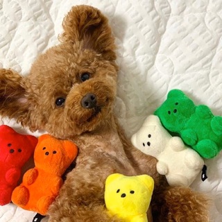 [現貨/預購]韓國BITE ME 小熊軟糖娃娃 寵物玩具 啾啾玩具 狗狗玩具 貓咪玩具 小熊軟糖玩偶 BITEME
