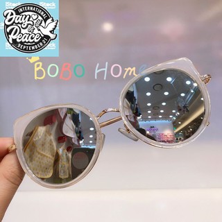 韓國bonbon兒童太陽鏡 夏日遮陽墨鏡 簡約男女童百搭眼鏡
