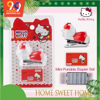 Hello Kitty凱蒂貓mini便攜訂書機套裝正版授權