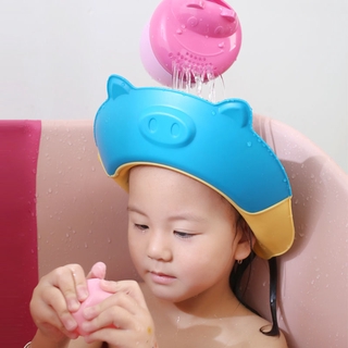 現貨 1-18歲寶寶洗頭器洗頭帽兒童洗髮帽防水護耳嬰兒洗澡可調節洗浴