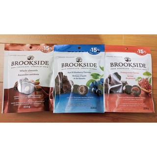 加拿大 ((增量包裝)) BROOKSIDE 黑巧克力 藍莓 葡萄 紅石榴 香草櫻桃 蜂蜜黑莓 夾心 溫哥華購入