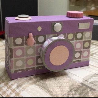 手工禮物盒～復古相機造型～手作立體相機盒