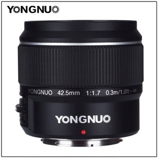 [永諾專賣] 停產 YN42.5 F1.7 Olympus Panasonic M43自動對焦鏡頭 YN 42.5mm