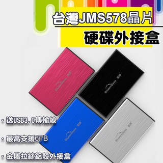 【12H出貨】實體店家 鋁合金外殼 藍碩 USB 3.0 2.5吋 硬碟外接盒 9.5mm