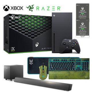 Xbox Series X 主機 1TB+飛利浦 新型家庭劇院+Halo電競鍵盤+滑鼠+滑鼠墊【GAME休閒館】