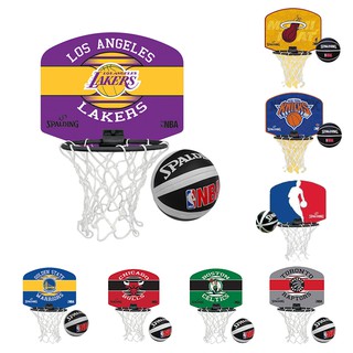 SPALDING斯伯丁 NBA隊徽小籃板 籃框 籃球裝飾 SPA776系列【樂買網】