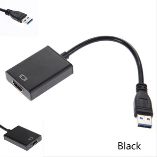 USB3.0轉HDMI轉換器 用於PC筆記本電腦高清電視的USB 3.0至HDMI 1080P高清視頻電纜適配器轉換器