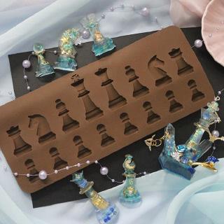 國際象棋 水晶膠模具 鏡面滴膠模具 環氧樹脂 UV膠模具