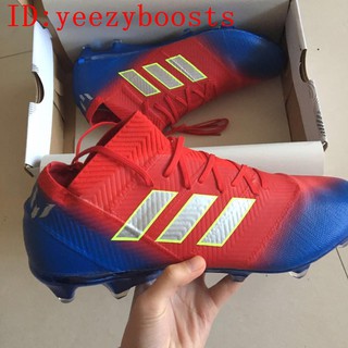 實拍 愛迪達 嫩妹子梅西 足球鞋 男鞋 adidas Nemeziz Messi Tango 藍紅色 39-45