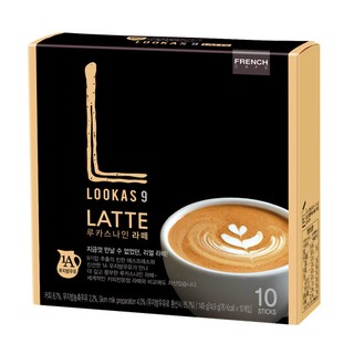 [LOOKAS 9] 咖啡拿鐵 (14.9gX10入)(韓國直送)