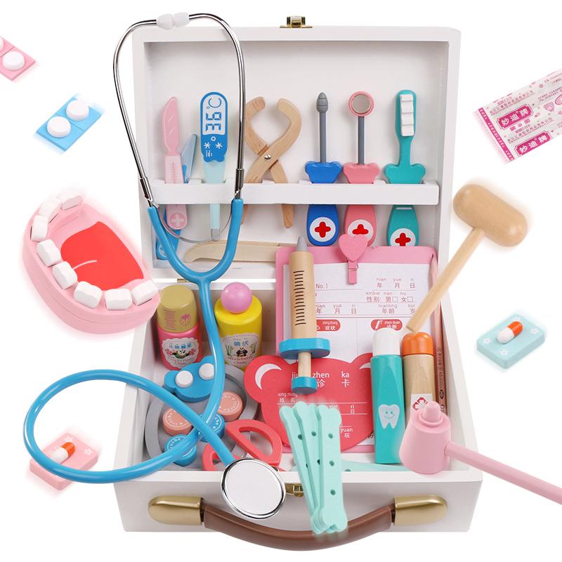 仿真小醫生玩具套裝女孩工具醫療箱打針護士男孩兒童過家家聽診器
