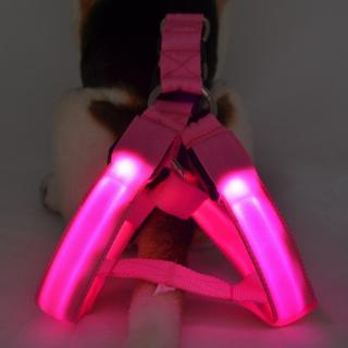 『小樂家』LED寵物 寵物LED 背帶 胸背帶 發光胸帶 寵物胸帶 寵物夜間安全 LED 發光/夜光/螢光胸帶