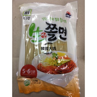 <韓國大媽>韓國SAJO 生筋麵1kg 5~6人份 麵條 韓國麵條
