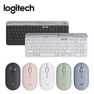 台灣公司貨 Logitech 羅技 K580藍牙鍵盤(繁體中文版)/M350鵝卵石無線滑鼠 (1)