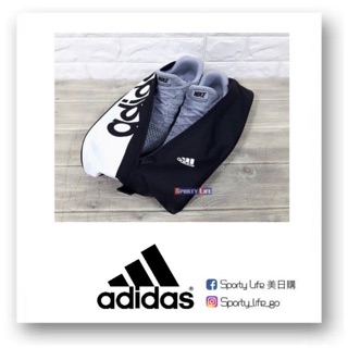 【SL美日購】Adidas Linear Boot Bag 黑色/白色 球鞋袋 手提包 鞋袋 英國代購