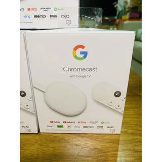 現貨 特價 Chromecast with Google TV 4K 4代 美國原裝 全新未拆 多媒體串流播放 安卓